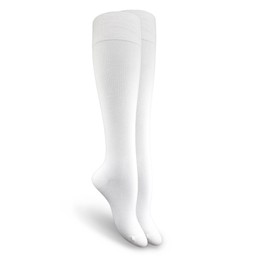 AWS/American Made Women’s Bamboo Knee High Socks Thin Casual Dress Socks 3 Pairs (Medium Size, Black-Gray-White)