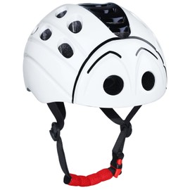 Gudook Kids Bike Helmet - Kid Bicycle Helmets Adjustable Size, Lightweight Child Roller Skating Scooter Cycling Helmet with Fun Design for Boys and Girls Ages 3-8 (White)