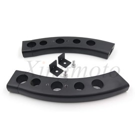 AfterMokit Replacement 1 inch Raise and Pull Back Handlebar Riser for 2006 and Up for Suzuki Boulevard M109R with 1.25 inch Clamping Black