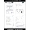 voltX 'OVERSPECS' Welding 5 Large Size, Industrial Safety Over Glasses