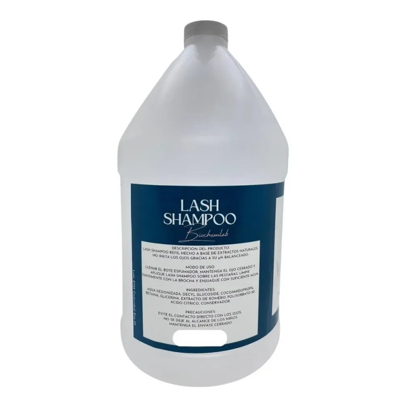 Lash Shampoo Refil 3.78 Litros Limpiador De Pestañas
