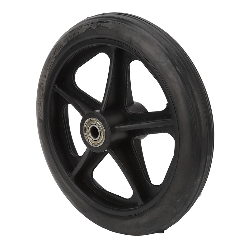 2pcs Replacement Wheel Professional Black Safe PU Front Wheel Accessory