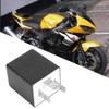 Haosie 3 PIN Adjustable Flash Relay, Turn Signal Flash Relay,