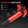 A-Premium (Red) Engine Ignition Coil Pack Compatible with Mitsubishi Outlander