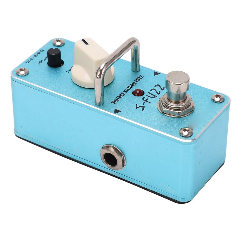 Fuzz Electric Guitar Pedal Accurate Blue Metal Mini Single Effect