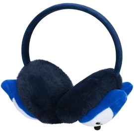 AIDIER Kids Earmuffs Winter Plush Fur Ear Warmers Outdoor Ear Flaps for Boys Girls One Size, navy