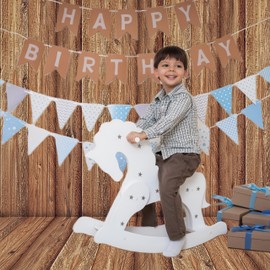 INRUI Brown Retro Wood Wall Photography Backdrop Vintage Wooden Texture Wall Floor Photography Background Portrait Photo Kid Birthday Baby Shower Party Photo Decoration (1.8x2.4m)