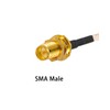 POBADY 2PCS U.FL IPEX to RP-SMA Female Low Loss Coaxial