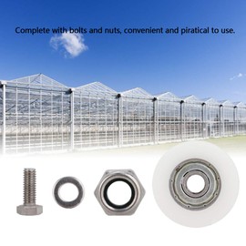 Greenhouse Door Wheel, Greenhouse Door Wheel Replacement Kits 30 mm Greenhouse Sliding Door Roller Kit Garage Door Roller Wheels For Greenhouse