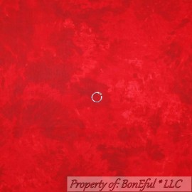 Benartex BonEful Fabric FQ Cotton Quilt VTG Dark Maroon Red Dark Tonal Calico Xmas Heart