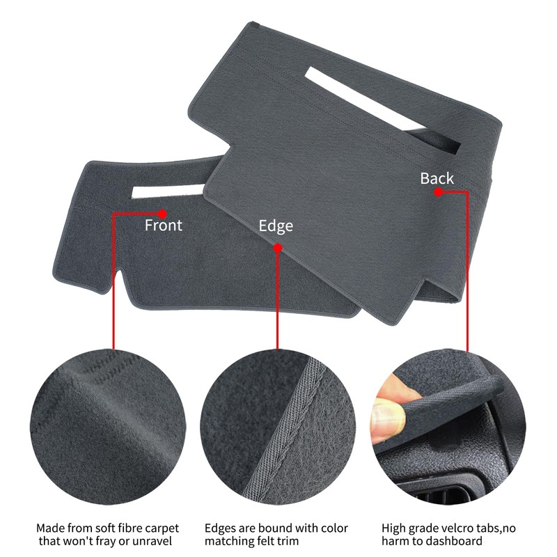 HanLanKa - Funda para salpicadero de salpicadero para Nissan Pathfinder