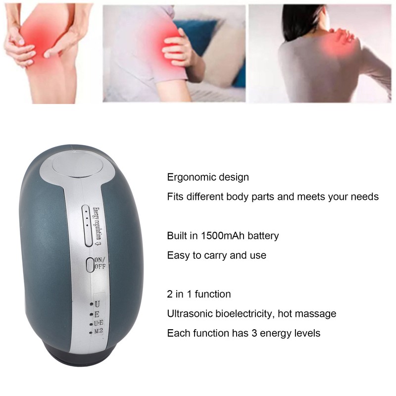 2 in 1 Ultrasound Massager Machine Deep Tissue Massage 3