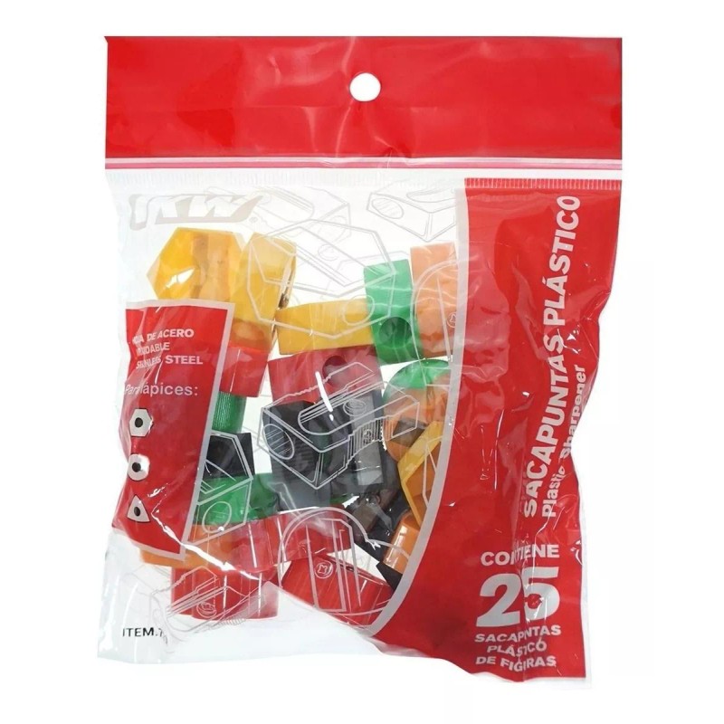 IKW Sacapuntas Escolar De Colores 25 Pz