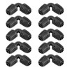 Pack of 10 Hose Connectors, Garden Hose, Angle Connector, Universal