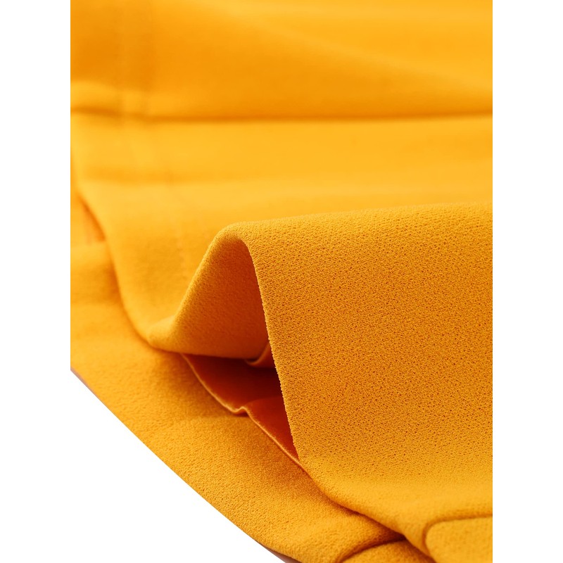 Allegra K Women's Work Office Blazer Stretch Lapel Collar Long