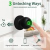 OCINONE Smart Fingerprint Door Knob - Biometric Lock with App
