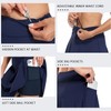 KORALHY Women's 20" Knee Length Skorts Skirts Tennis Athletic Golf