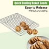 Homikit 2 Pack Cooling Rack Set, 8.7" x 6.3" Stainless
