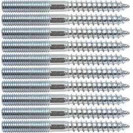 HKB® Hanger Bolts M 4 x 40 mm, Galvanised Steel, Pack of 10