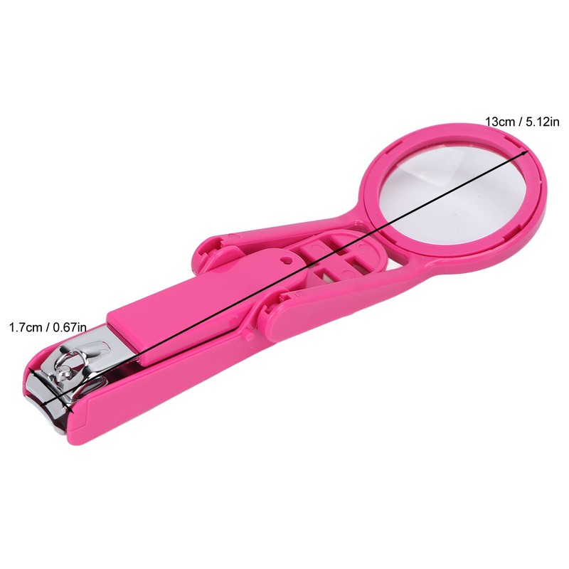 Magnifying Glass Nail Clipper, Accurate Trimming Nail Magnifier Scissors Reduce