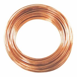 Copper Wire USA 14 Ga. Bare Copper Round Wire 99% Pure Solid Copper (Half Hard)  10 To 75 Ft. - 50 Ft - Coil