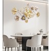 JXQXYN Clocks for Living Room, Large Wall Clock, 3D Silent