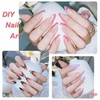 FITDON Pack of 240 Almond Nails Tips, Medium Full Cover