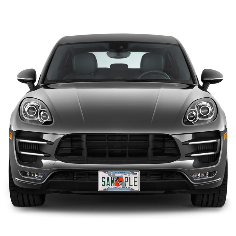 Fastasticdeals Metal Insert License Plate Frame Life is Good Smiling