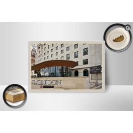 Wooden Sign Cities London Scotland Yard UK 18x12cm Gifts Sign
