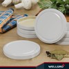 WELLGRO 12 x Canning Lids TO 100 White - Replacement