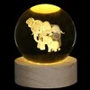 XIANNVXI Elephant Crystal Ball Elephant Gifts for Women Elephant Paperweight