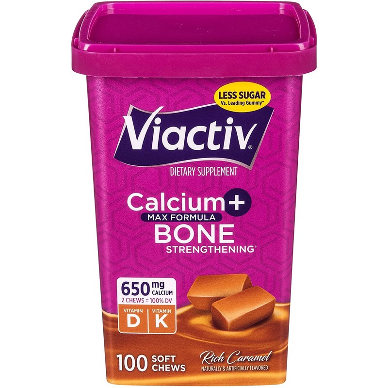Viactiv Max Formula Calcium +Vitamin D3 Supplement for Bone Health,