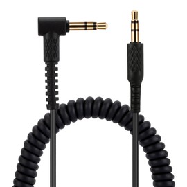 Alphatec Replacement Audio Cable for Marshall Headphones Compatible with Monitor II Major 2 II Major 3 III Major 4 IV Mid Headphones, 3.5mm Stereo Jack Cable, 1.2 Meters, No Remote Control