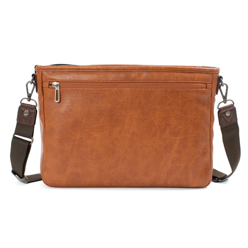 Mustache JTZ-4156 Men's Shoulder Bag, A4 Storage, Synthetic Leather