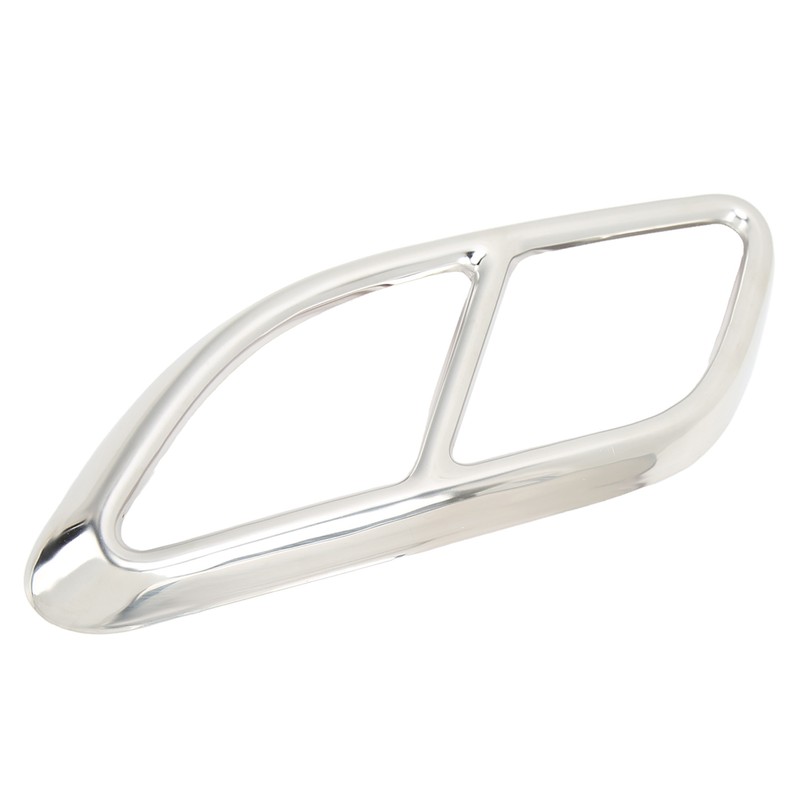2PCS Quad Exhaust Tip Cover Tail Throat Decoration Replacement for