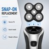 5-Head Electric Shaver Replacement Blades, 2-Pack 5D Floating Razor Heads