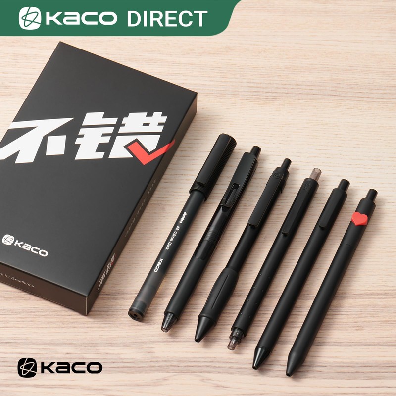 Kaco 6 Pieces Gel Pens Cute Stationery, Journaling Note Taking