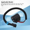 12V Solenoid Valve Coil with Connector 1/2in Hole Diameter 6671025