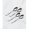 Oneida 898523 Reid Satin Teaspoons, Set Of 4