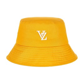 VARZAR Bazaar 3D Monogram Color Bucket Hat, 8 Colors, Unisex, Korean Brand, Hat, UV Protection, Deep, Small Face Effect, SNS Topic, Celebrity Wear, yellow