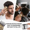 10-Piece Clipper Guard Set, Black Professional Clipper Guard Set Compatible