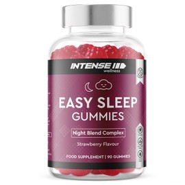 Easy Sleep Gummies for Adults – Magnesium Glycinate 100mg + Valerian Root, Ashwagandha & Lemon Balm – Sugar-Free Vegan Night-Time Gummies, Strawberry – 90 Count