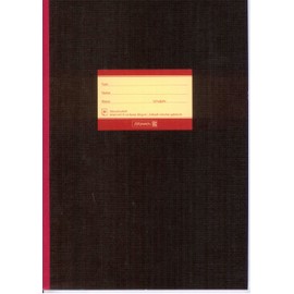 School Exercise Book A4 Lined 9 cm Margin 20 Sheets Brunnen Pack of 6