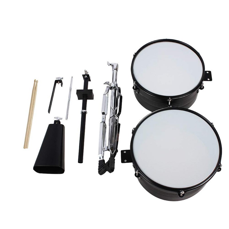 Lykos Percussion 13" & 14" Timbales Drum Set with Stand
