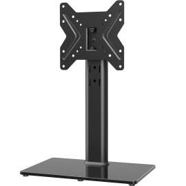 Hemudu Universal Swivel TV /Table Top TV Stand for 19 to 43 inch TVs with 90 Degree ...