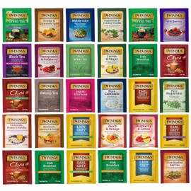 Twinings Tea Bags Sampler Assortment Variety Pack (120 Count) 30 Different Flavors Tea Lovers: Her, Him, Women, Men, Couples, Family, Friends, Coworkers