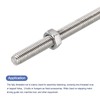 QUARKZMAN Pack of 12 M4 x 250 mm Fully Threaded