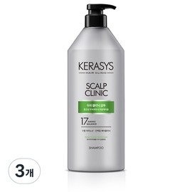 Kerasis Scalp Clinic Protein Shampoo Floral Powder Scent, 980ml, 3 pieces / 케라시스 두피 클리닉 단백질 샴푸 플로럴파우더향, 980ml, 3개