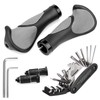 Ergonomic Bicycle Handlebar Grips with Foldable Repair Tool, 22 mm