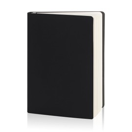 A5 Softcover Notebook, Ruled (A), 192 Sheets, Size (A5 5 W x 8.3 H), 100 g/m² Acid Free Paper, College Work, Classic, Business, Gift (Black)